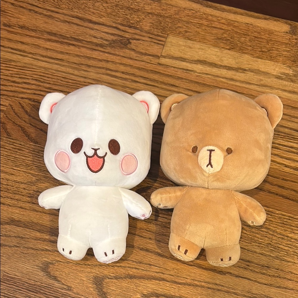 Milk and Mocha stuffed animals